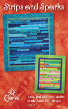 Load image into Gallery viewer, Strips and Sparks - quilt pattern