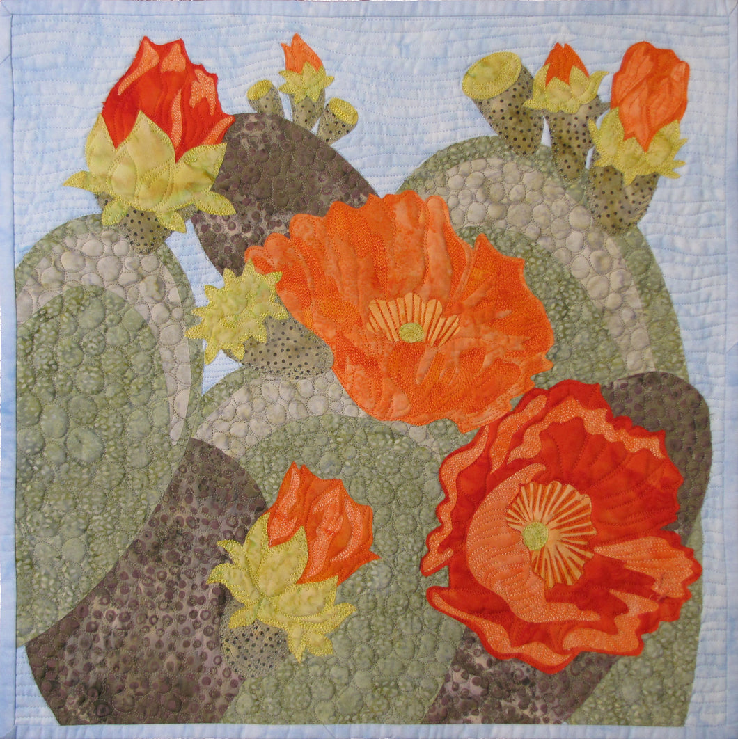 Prickly Pear In Bloom - quilt pattern