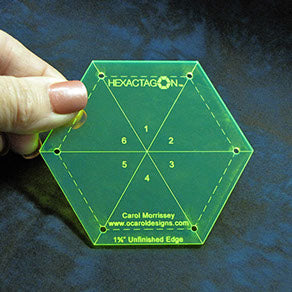 Hexactagon hexie template (medium)